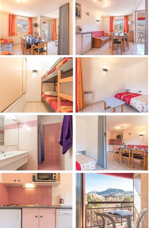 RELAIS GUISANE II - apartman tájékoztató 4/5fős RELAIS GUISANE II (2. emelet) ref.: GAT307 Keleti tájolású, gyönyörű zavartalan kilátással a hegyekre Briancon központjában.