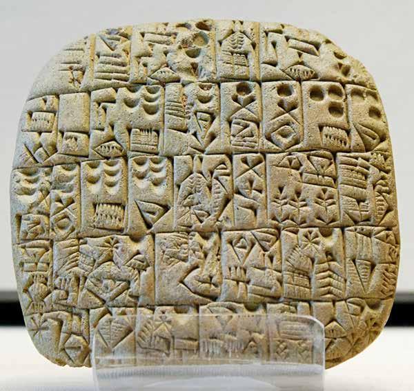 Mezopotámia Az ékírás a legkorábbi ismert írástípusok közé tartozó írásrendszer. I. e. 3000 körül alakult ki a sumer nyelv leírására.