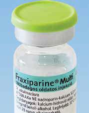 nadroparin calcium többadagos oldatos injekció Egyszerű megoldás bármilyen adagoláshoz 1 HU-NAD-0518-0113 FRAXIPARINE RÖVIDÍTETT ALKALMAZÁSI ELŐÍRÁS: HATÓANYAG: INJEKCIÓK: 2850 AXa NE (0,3ml), 3800