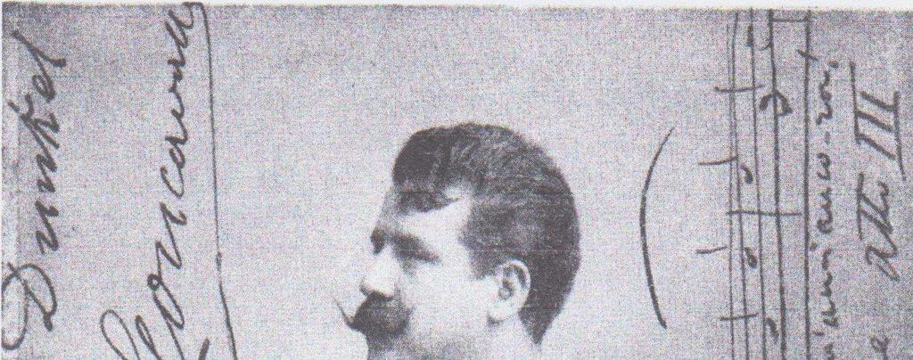 G. Puccini dedikációja Dunkel Norbert