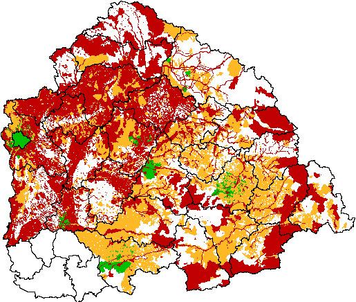 Beépített területekre vonatkozó