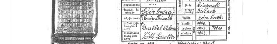 Kötelek községben 00 :1900-ban