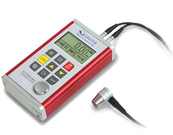 Ultrasonic thickness gauge TU-US Premium ultrasonic thickness gauge External sensor for difficult-to-access measurements Base plate for adjustment