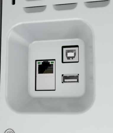 3 USB-nyomtatóport Csatlakoztassa a nyomtatót a számítógéphez.