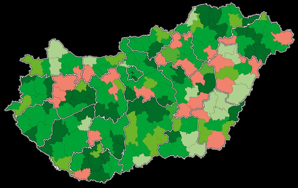A forgalom jelentős részét adó megyeszékhelyek ármozgásai természetesen nagy hatással vannak az egész megyére. Tavaly nagyvárosaink közül Veszprém drágult legjobban (23,9%), s még Pécs áll 20% felett.