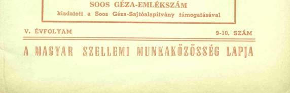 Jelen rovatunkban e szám összes Soos