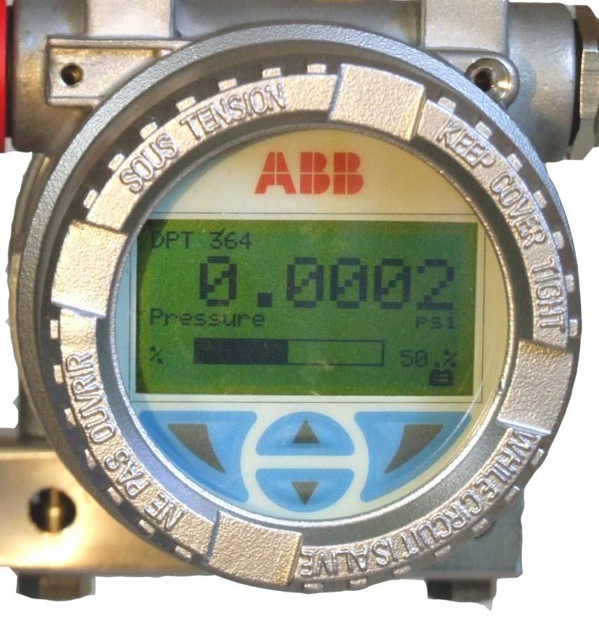 364 Innovation LCD Up to 2 variables + bar graph indicator Tag Number Variables Pressure Output %