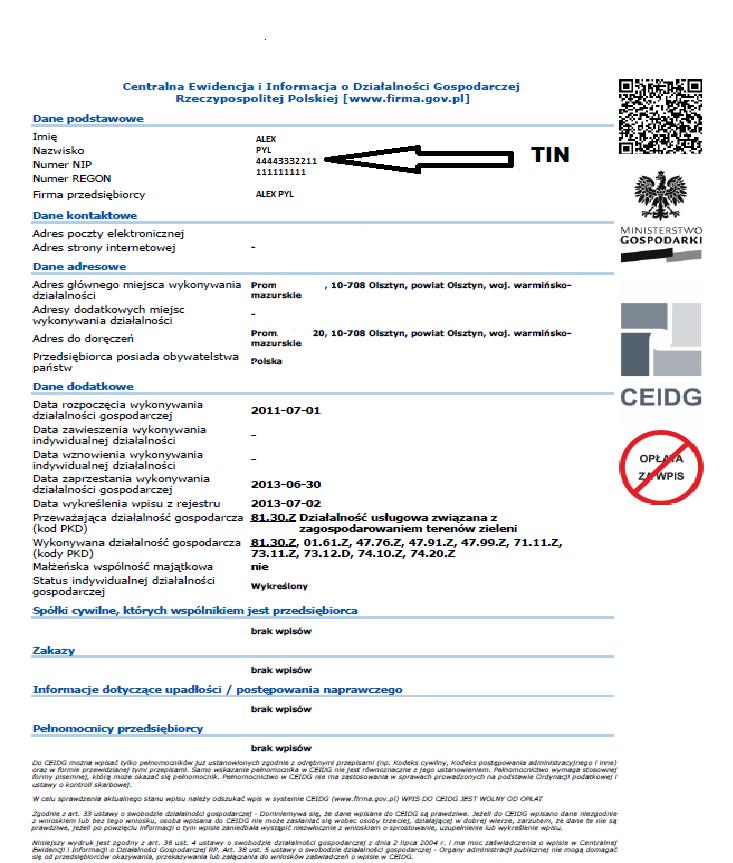 3.2.3.1 Centrinio verslo informacijos