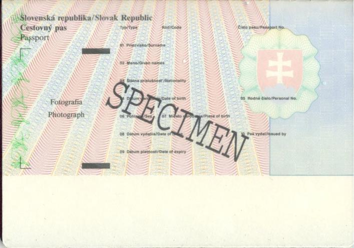 Pasas (išduotas nuo 1994 m.
