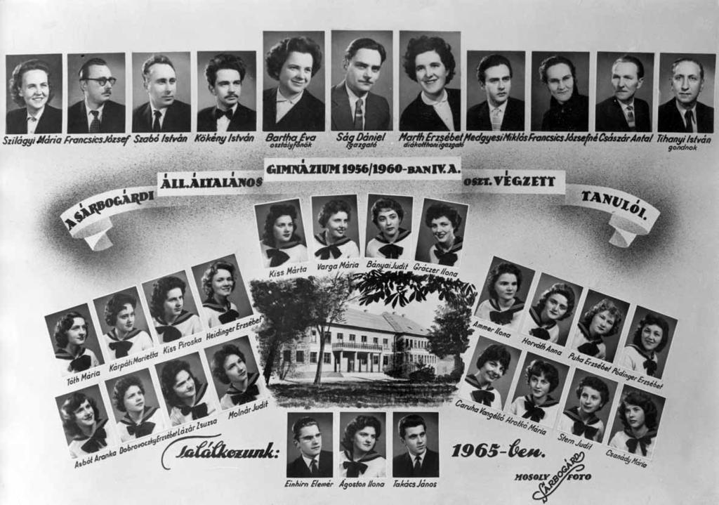 13 1959/60. tanév, IV. A Diákok soronként: 1.