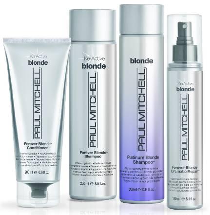 FOREVER BLONDE TERMÉKCSALÁD A TERMÉSZETES SZŐKE ÉS SZŐKÍTETT HAJ ÁPOLÓREDSZERE A Paul Mitchell Forever Blonde termékcsaládja kifejezetten a természetesen szőke és a szőkített,