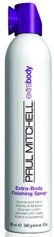TÖMEGNÖVELŐ HAJLAKK. EXTRA-BODY FINISHING SPRAY Tömeg és csillogás Termék Jellemzők: Gyorsan szárad, a páratartalommal szemben ellenálló, könnyű, fátyolködként permetezhető termék.