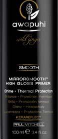 Hajszérum Simít és Fényt Ad AWAPUHI ÉS KERATIN, HAJSIMÍTÓ SZÉRUM, 100ml MIRRORSMOOTH HIGH GLOSS PRIMER Hatékony hajsimító összetevők. A keratin újraépíti és regenerálja a hajszálakat.
