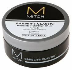 KLASSZIKUS BORBÉLY POMÁDÉ BARBER S CLASSIC MODERATE HOLD HIGH SHINE POMADE Közepes tartás és magas fényű pomádé Termék Jellemzők: Ezzel a klasszikus pomádéval egy egyszerű, hátrafésült frizurát