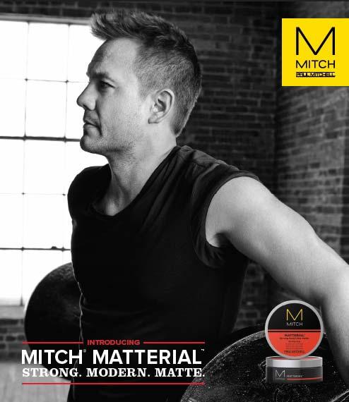 MITCH MATTERIAL Bemutatjuk az ÚJ MITCH MATTERIAL-t. ERŐS. MODERN. MATT. Formázd hajad kedved szerint és élvezd a formázópaszta dúsító hatását.