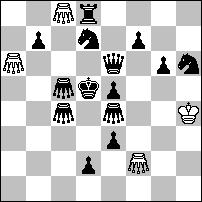 4 B1 - Yves Cheylan: 1.... Se5 2. sqe6#; 1.... e5 2. fxe6 e.p.#; 1. fc7? [2. cf4#] 1.... Sd6!; 1. sqh5! [2. cf4#] 1.... Se5 2. f6# (2.