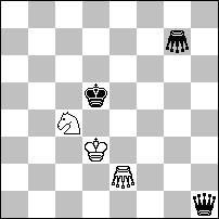 Sb2 cd5# (B); II. 1. Ke5 cf5 (C) 2. Sf4 cd7# (D); B) I. Cd6 cd5 (B) 2. Se5 cb3# (A), II. 1. Sb6 ca4 (E) 2. Se3 cc6# (F); C) I.