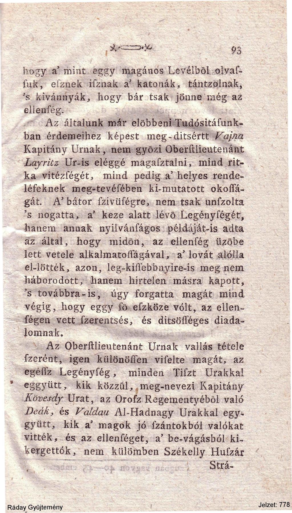 h o g y a'mint aggy magános Levélből olvaffuk, eíznek ifznak a5 katonák, tántzolnak,?