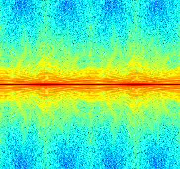 frekvencia frekvencia Példa Fourier regisztráció A két kép