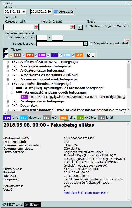 haladva el is juthatunk egy adott betegséggel kapcsolatos konkrét egészségügyi