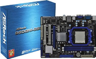 8GB DDR3 1600MHz memória ASROCK Alaplap 960GM/ U3S3 FX, matx AM3+ CPU