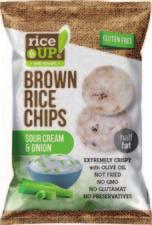 tejfölös, paprikás, sajtos gluténmentes rizs chipsek A Rice Up!