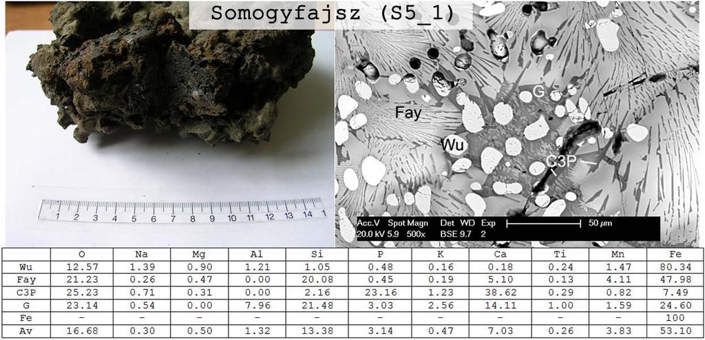 20 11. ábra: S5_1 jelű salakminta Somogyfajszról Fig.