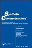 Synthetic Communications An International Journal for Rapid Communication of
