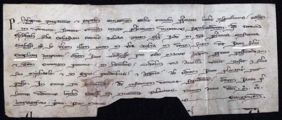 was Vajk, he had also two brothers. Ban Martin founded the Ipolyság Abbey (today Šahy, Slovakia) around 1236 during the reign of Béla IV.
