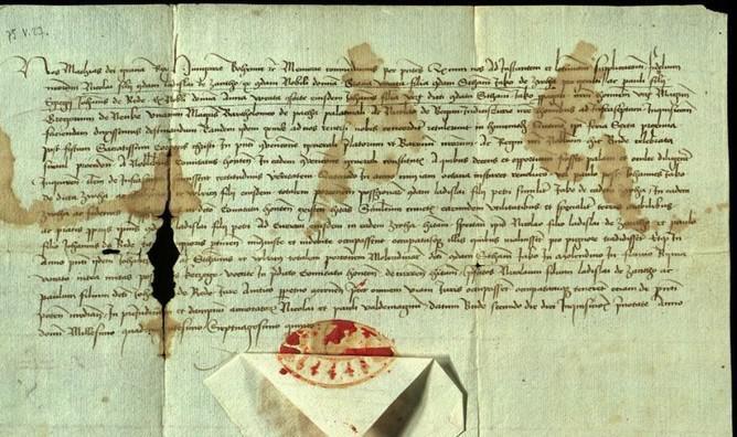 King Mattias arranged property legal dispute of Jacob de Zuha in 1475 1495.