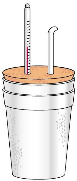 Hőszigetelő pohár kaloriméter Egyszerű pohár kaloriméter Jól szigetelt, ezért izolált. Mérjük a hőmérsékletváltozást.