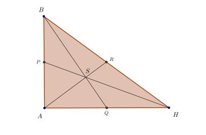 csúcsokat választva egy megfelelő háromszöget kapunk B merőleges az DHE síkra, ezért annak minden egyenesére, tehát H-ra is Ezért az BH háromszög