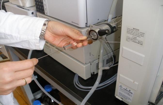 A méréseket kezelésenként végeztem HPLC készülékkel (20. ábra).