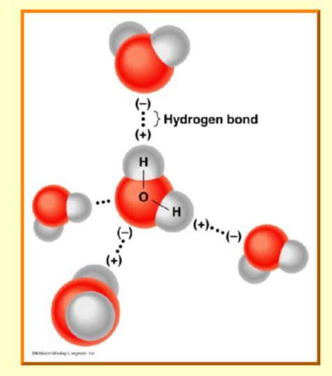 A vízmolekulák elrendeződése a jégben. 5. A kötések és energiák A kémiai kötésekkel az anyagok stabilabbak, mintha csak szabad atomok, illetve kémiai elemek keverékei maradnának.