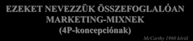 A marketing fogyasztóorintációja nyilvánvalóvá teszi, hogy a piaci tevékenység fókuszában a vevő, azaz a fogyasztó áll, és az Ő szükségletei befolyásolják, hogy MI: milyen