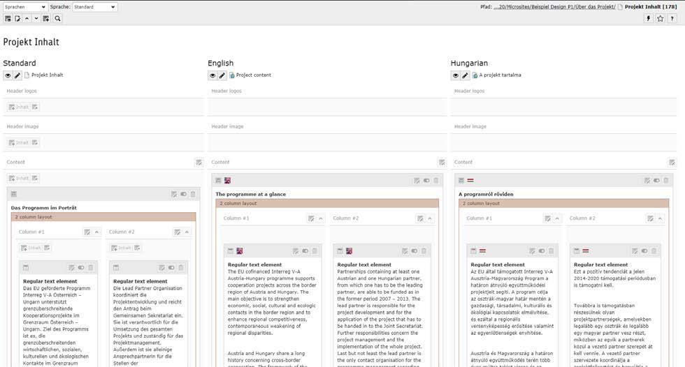BACKEND NÉZET: FRONTEND NÉZET: Az EDIT