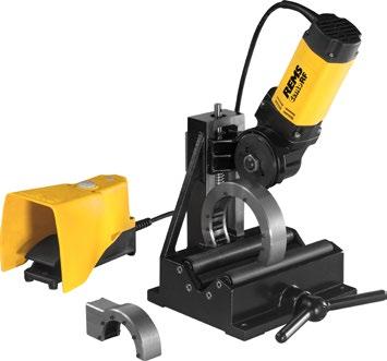 REMS Cento REMS Cento Basic. Csődaraboló gép Ø 8 115 mm, csövek gyors, merőleges külső él nélküli levágásához. Préskötésű rendszerek rozsdamentes acél, C-idom és réz csöveihez, Ø 8 108 mm-ig.
