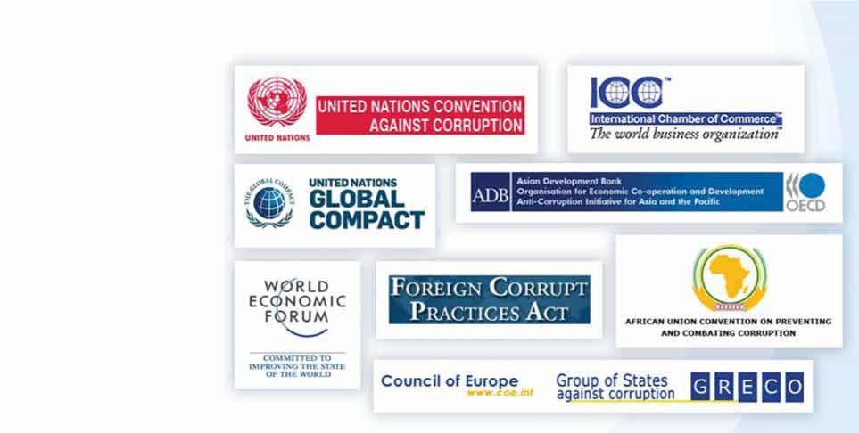 Nemzetközi korrupcióellenes törekvések Nemzetközi korrupcióellenes törekvések A korrupcióellenes törekvések lassan, de biztosan terjednek az egész
