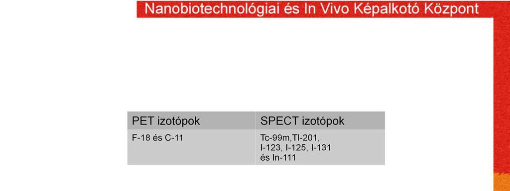 A nukleáris képalkotás segítségével az adott sejt, sejtcsoport belső működéséről tudunk meg információkat.