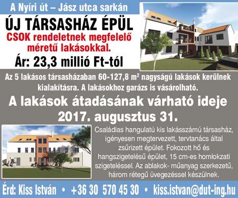 ár: 33 MFt 30/576-9476 KECSKEMÉT, Hunyadivárosban 120 nm frissen felújított nappali+5 szobás sorház garázzsal eladó. I.