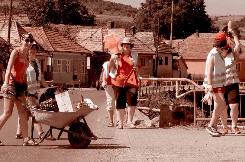 Tabăra voluntarilor, ediţia IX. Tabăra de tip workcamp din 2012 a fost desfăşurată la Satu Mare din judeţul Harghita.