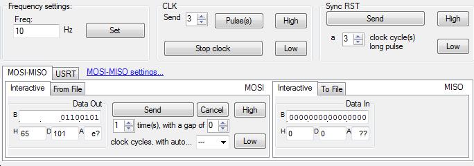 Lab4_1 feladat: Regiszter és D flip-flop Letöltés után ellenőrizzük a működést Órajel: LOGSYS GUI BitBang I/O Órajel 1-100Hz, vagy pulzusonként, ill.