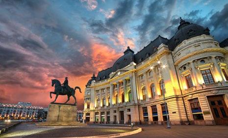 19 Dél Erdély és a DUNA-DELTA Indulás a kora reggeli órákban Budapestről. Késő délelőtt Temesváron városnézés: Dóm tér, Szentháromság oszlop, Dóm, vastuskós ház, Hunyadi kastély.