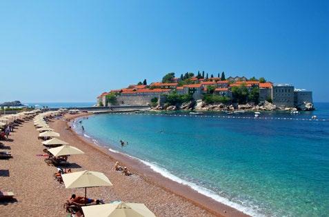 36 Montenegró, A MEDITERRÁN CSODA Indulás a kora reggeli órákban, folyamatos utazás rövid pihenőkkel.