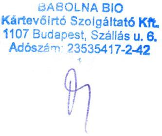 Árajánlat Rétság város meghatározott helyein rágcsálóirtási tevékenység ellátására. 6/6 ahol a közterületek patkánymentessége szintén a mi feladataink közé tartozik.
