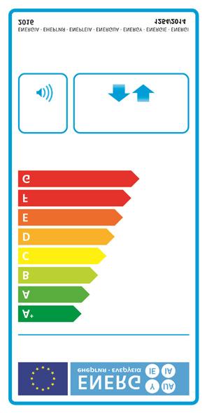 A COMFOAIR Q HATÁSFOKA ÉS LÉNYEGES MŰSZAKI PARAMÉTEREI A gyártóknak kötelező a gyártmányokon azok energetikai besorolását feltűntetni.