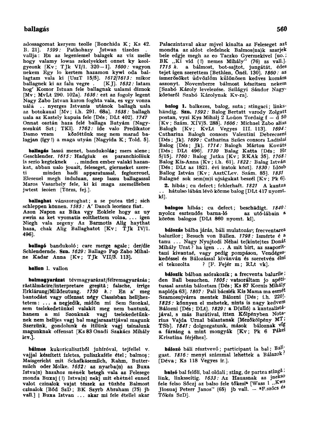 ballagás 560 adossagomat keryem teolle [Bonchida K; Ks 42. B. 21].