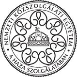 A Nemzeti Közszolgálati Egyetem kiadványa.