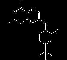 oxifluorfen CAS-szám 42874-03-3 Oxyfluorfen EINECS 255-983-0 képlet: C 15 H 11 ClF 3 NO 4 Molekulasúly (g/mol) 361.7003 Törésmutató 1.