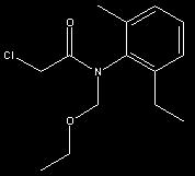 acetoklór CAS-szám 34256-82-1 IUPAC- EINECS 251-899-3 képlet: C 14H 20ClNO 2